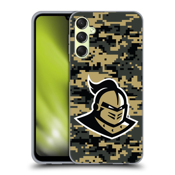 University Of Central Florida UCF University Of Central Florida Digital Camouflage Soft Gel Case for Samsung Galaxy A24 4G / Galaxy M34 5G