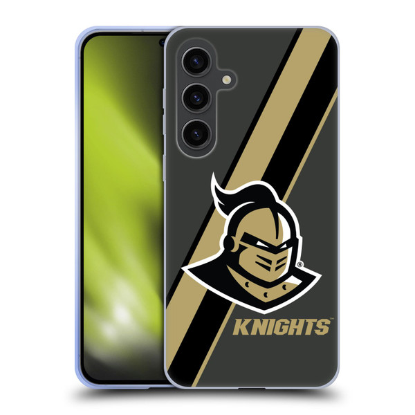University Of Central Florida UCF University Of Central Florida Stripes Soft Gel Case for Samsung Galaxy S24+ 5G