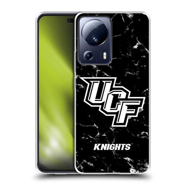 University Of Central Florida UCF University Of Central Florida Black And White Marble Soft Gel Case for Xiaomi 13 Lite 5G