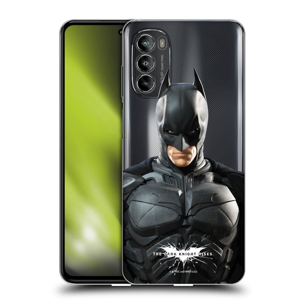 The Dark Knight Rises Character Art Batman Soft Gel Case for Motorola Moto G82 5G