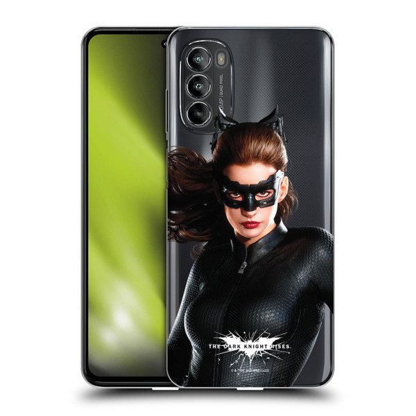 The Dark Knight Rises Character Art Catwoman Soft Gel Case for Motorola Moto G82 5G