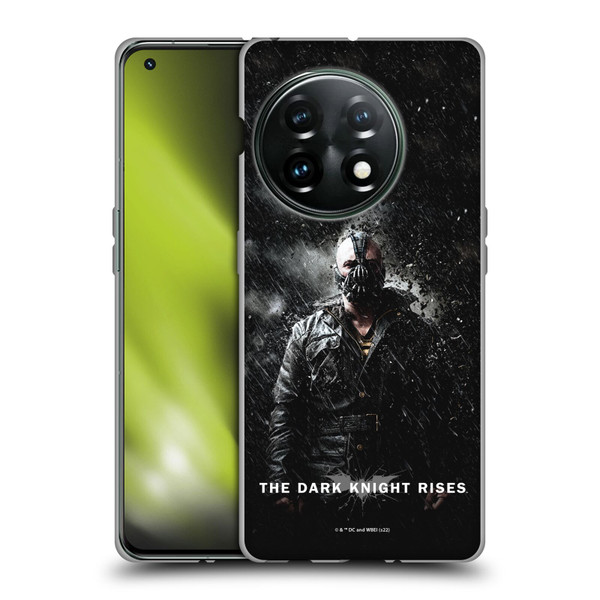 The Dark Knight Rises Key Art Bane Rain Poster Soft Gel Case for OnePlus 11 5G