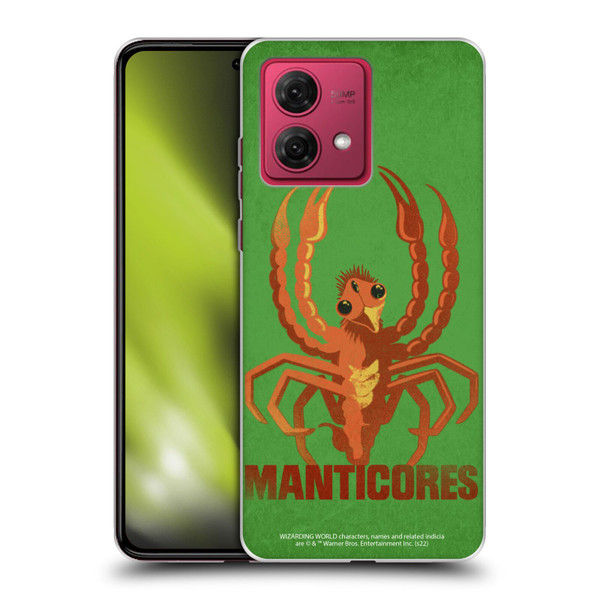 Fantastic Beasts: Secrets of Dumbledore Graphic Badges Manticores Soft Gel Case for Motorola Moto G84 5G