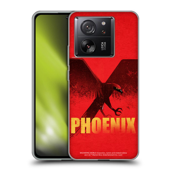 Fantastic Beasts: Secrets of Dumbledore Graphic Badges Phoenix Soft Gel Case for Xiaomi 13T 5G / 13T Pro 5G