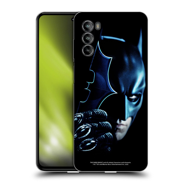 The Dark Knight Key Art Batman Batarang Soft Gel Case for Motorola Moto G82 5G