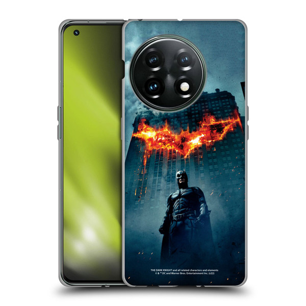 The Dark Knight Key Art Batman Poster Soft Gel Case for OnePlus 11 5G