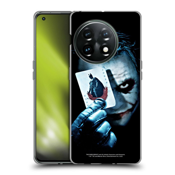 The Dark Knight Key Art Joker Card Soft Gel Case for OnePlus 11 5G