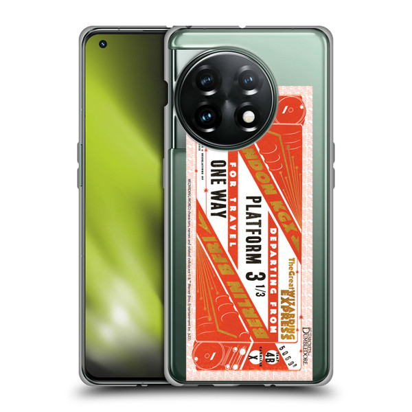 Fantastic Beasts: Secrets of Dumbledore Graphics Train Ticket Soft Gel Case for OnePlus 11 5G