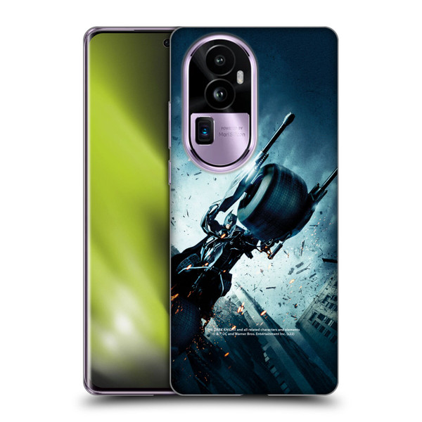 The Dark Knight Key Art Batman Batpod Soft Gel Case for OPPO Reno10 Pro+