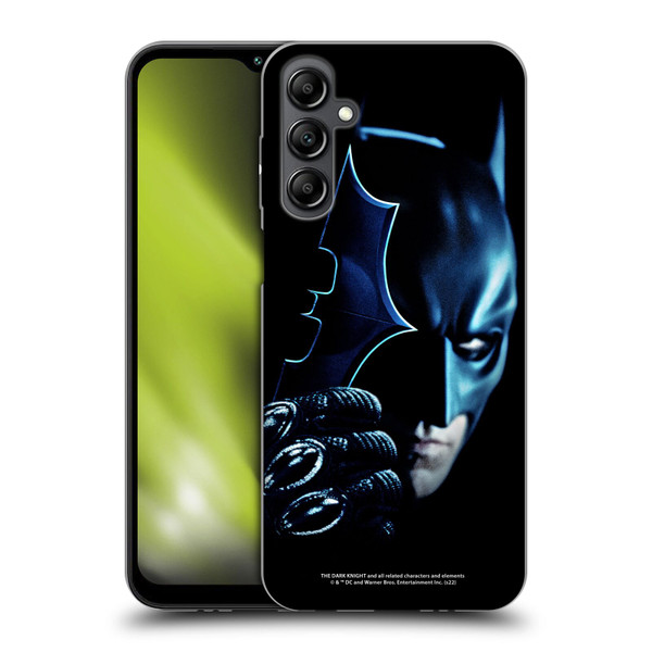 The Dark Knight Key Art Batman Batarang Soft Gel Case for Samsung Galaxy M14 5G