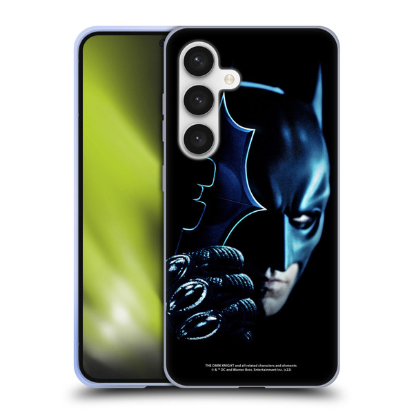 The Dark Knight Key Art Batman Batarang Soft Gel Case for Samsung Galaxy S24 5G