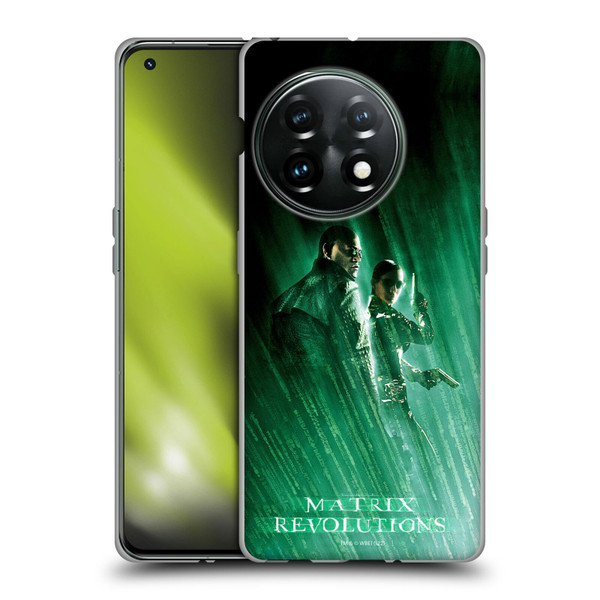 The Matrix Revolutions Key Art Morpheus Trinity Soft Gel Case for OnePlus 11 5G