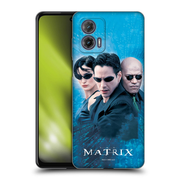 The Matrix Key Art Group 3 Soft Gel Case for Motorola Moto G73 5G