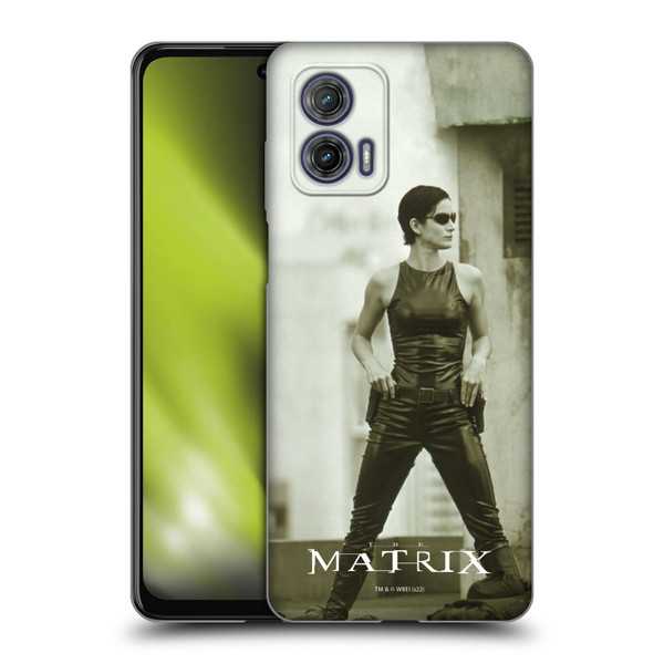 The Matrix Key Art Trinity Soft Gel Case for Motorola Moto G73 5G