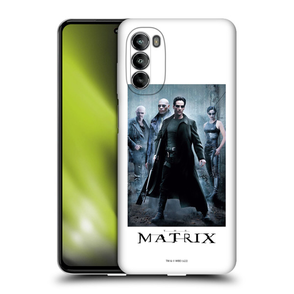 The Matrix Key Art Group 1 Soft Gel Case for Motorola Moto G82 5G