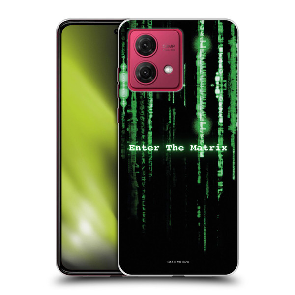 The Matrix Key Art Enter The Matrix Soft Gel Case for Motorola Moto G84 5G