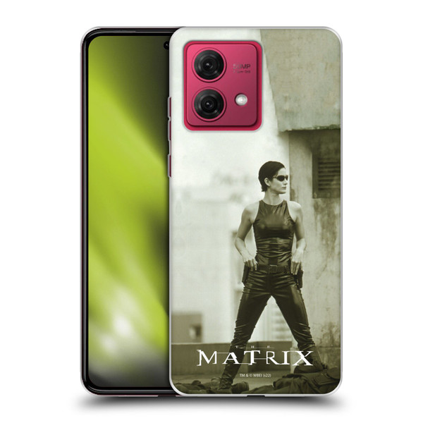 The Matrix Key Art Trinity Soft Gel Case for Motorola Moto G84 5G