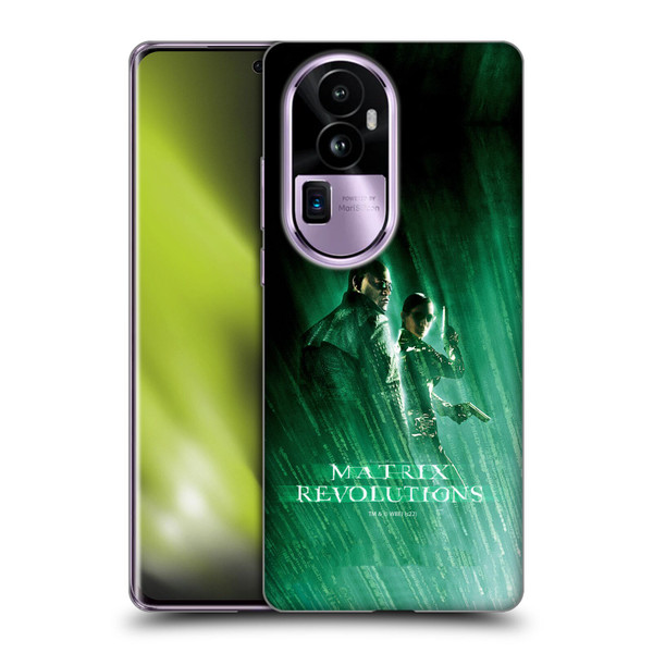 The Matrix Revolutions Key Art Morpheus Trinity Soft Gel Case for OPPO Reno10 Pro+