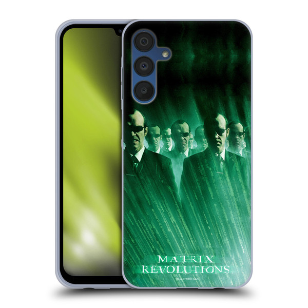 The Matrix Revolutions Key Art Smiths Soft Gel Case for Samsung Galaxy A15