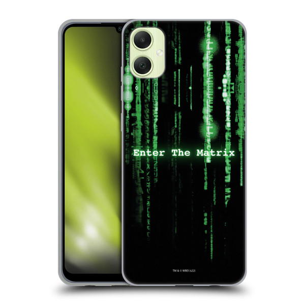 The Matrix Key Art Enter The Matrix Soft Gel Case for Samsung Galaxy A05