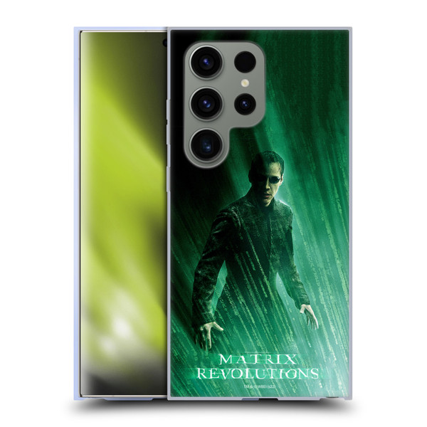 The Matrix Revolutions Key Art Neo 3 Soft Gel Case for Samsung Galaxy S24 Ultra 5G