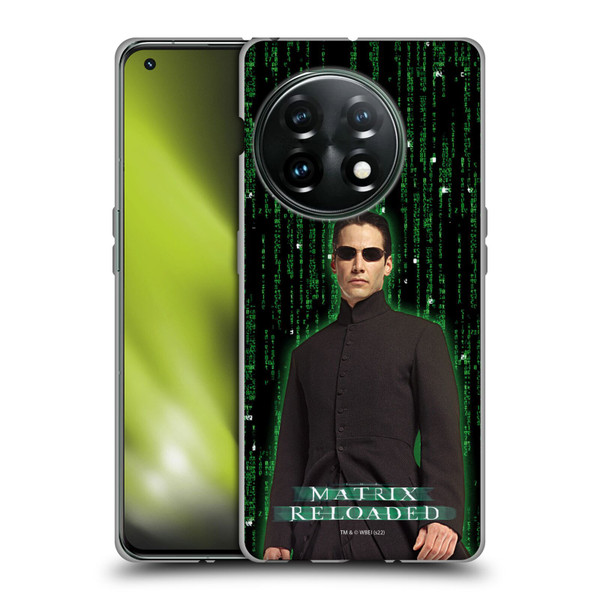 The Matrix Reloaded Key Art Neo 1 Soft Gel Case for OnePlus 11 5G