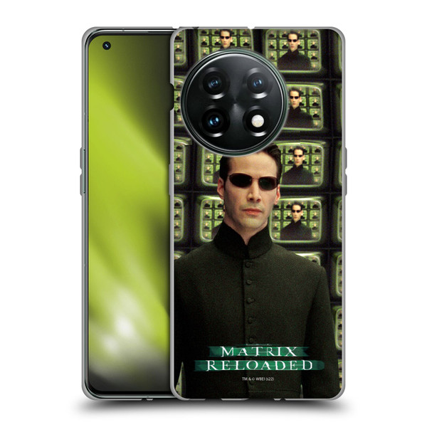 The Matrix Reloaded Key Art Neo 2 Soft Gel Case for OnePlus 11 5G
