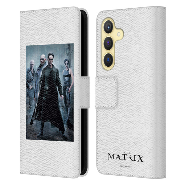 The Matrix Key Art Group 1 Leather Book Wallet Case Cover For Samsung Galaxy S24 5G