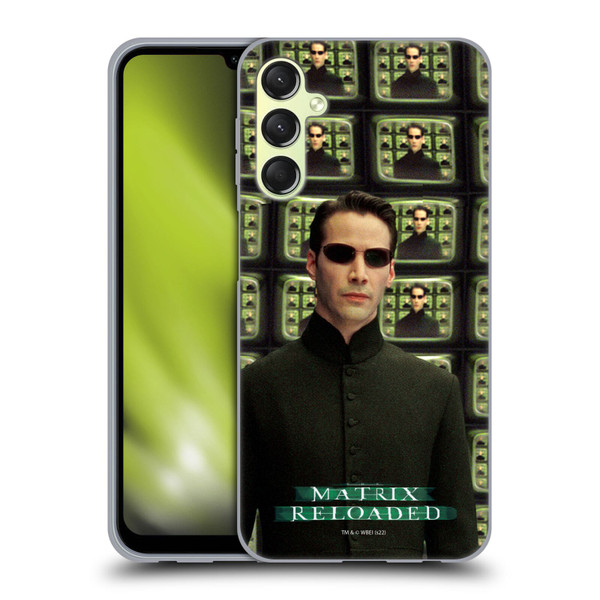 The Matrix Reloaded Key Art Neo 2 Soft Gel Case for Samsung Galaxy A24 4G / Galaxy M34 5G