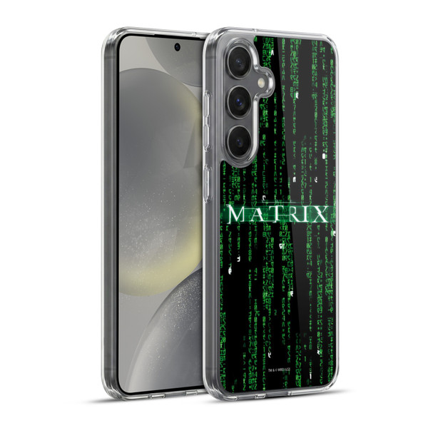 The Matrix Key Art Codes Soft Gel Case for Samsung Galaxy S24+ 5G & MagSafe