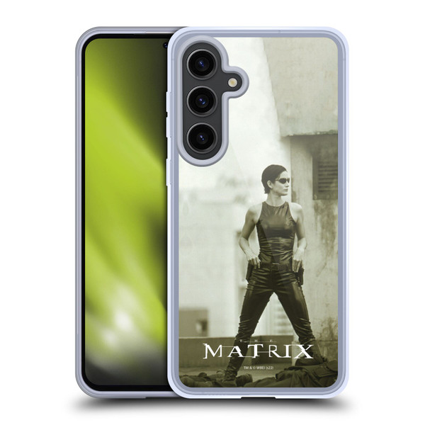The Matrix Key Art Trinity Soft Gel Case for Samsung Galaxy S24+ 5G