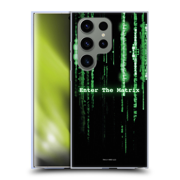 The Matrix Key Art Enter The Matrix Soft Gel Case for Samsung Galaxy S24 Ultra 5G