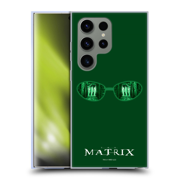 The Matrix Key Art Glass Soft Gel Case for Samsung Galaxy S24 Ultra 5G