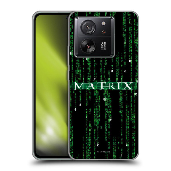 The Matrix Key Art Codes Soft Gel Case for Xiaomi 13T 5G / 13T Pro 5G