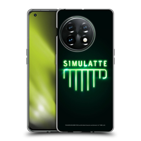 The Matrix Resurrections Key Art Simulatte Soft Gel Case for OnePlus 11 5G