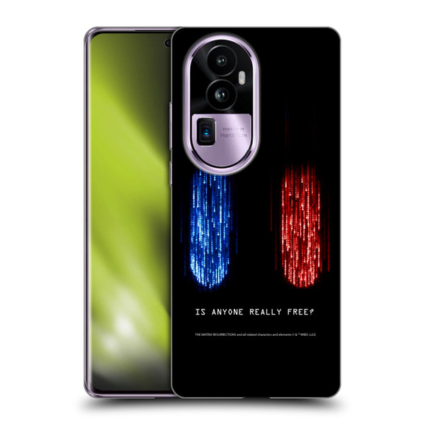 The Matrix Resurrections Key Art Is Anyone Really Free Soft Gel Case for OPPO Reno10 Pro+