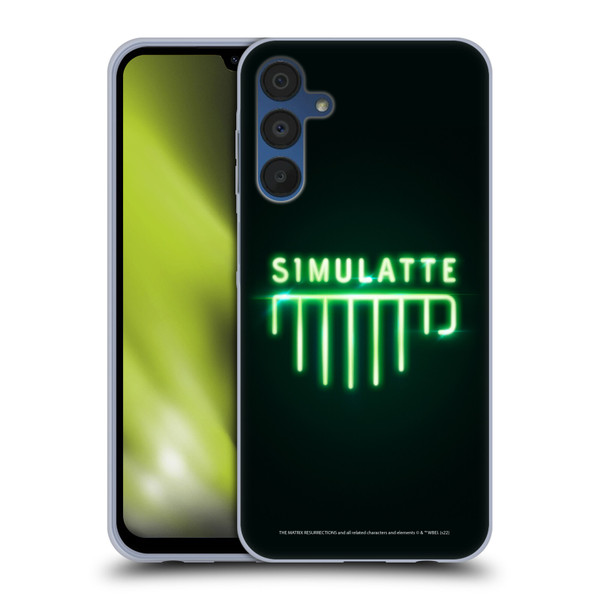 The Matrix Resurrections Key Art Simulatte Soft Gel Case for Samsung Galaxy A15