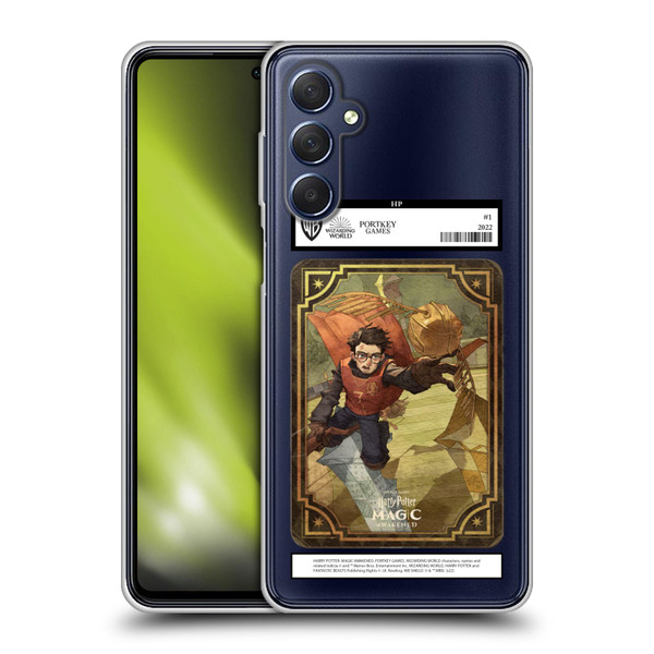 Harry Potter: Magic Awakened Characters Harry Potter Card Soft Gel Case for Samsung Galaxy M54 5G