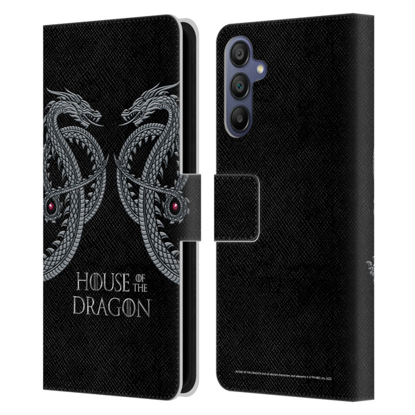 House Of The Dragon: Television Series Graphics Dragon Leather Book Wallet Case Cover For Samsung Galaxy A15