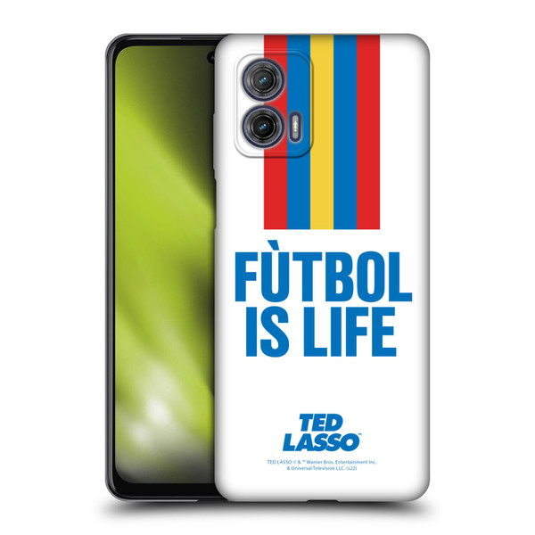 Ted Lasso Season 1 Graphics Futbol Is Life Soft Gel Case for Motorola Moto G73 5G