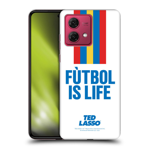 Ted Lasso Season 1 Graphics Futbol Is Life Soft Gel Case for Motorola Moto G84 5G