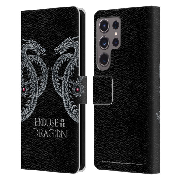 House Of The Dragon: Television Series Graphics Dragon Leather Book Wallet Case Cover For Samsung Galaxy S24 Ultra 5G