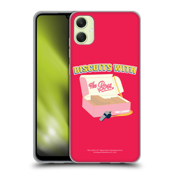 Ted Lasso Season 1 Graphics Biscuits With The Boss Soft Gel Case for Samsung Galaxy A05