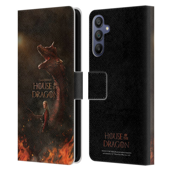 House Of The Dragon: Television Series Key Art Poster 2 Leather Book Wallet Case Cover For Samsung Galaxy A15