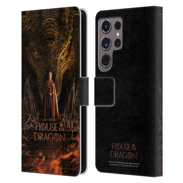 House Of The Dragon: Television Series Key Art Poster 1 Leather Book Wallet Case Cover For Samsung Galaxy S24 Ultra 5G