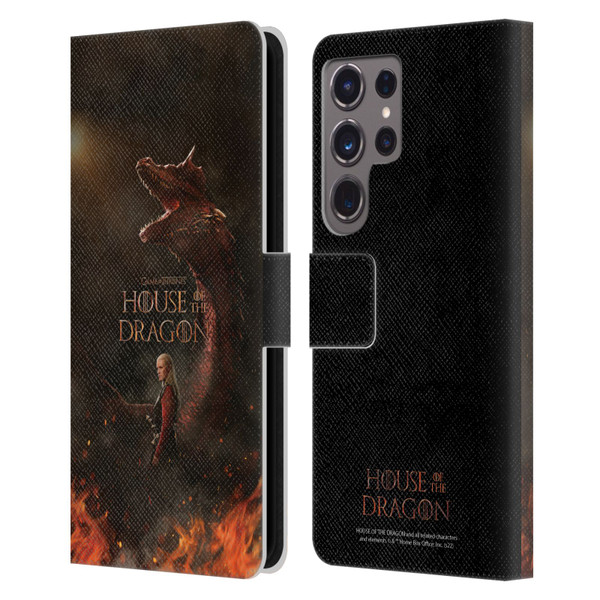 House Of The Dragon: Television Series Key Art Poster 2 Leather Book Wallet Case Cover For Samsung Galaxy S24 Ultra 5G