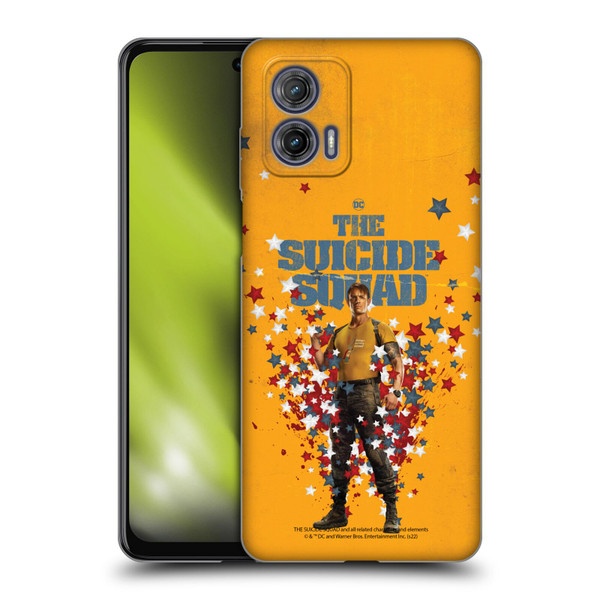 The Suicide Squad 2021 Character Poster Rick Flag Soft Gel Case for Motorola Moto G73 5G