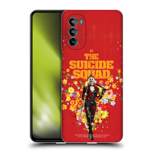 The Suicide Squad 2021 Character Poster Harley Quinn Soft Gel Case for Motorola Moto G82 5G