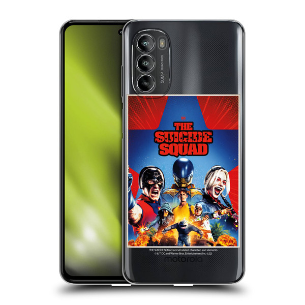 The Suicide Squad 2021 Character Poster Group Soft Gel Case for Motorola Moto G82 5G