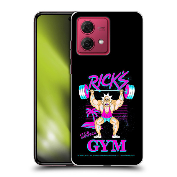 Rick And Morty Season 1 & 2 Graphics Rick's Gym Soft Gel Case for Motorola Moto G84 5G